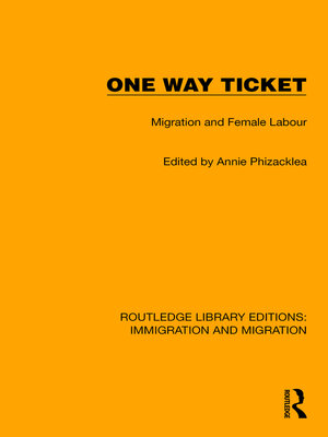 cover image of One Way Ticket